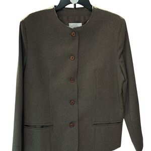 Classic Brown Women's Blazer NWOT